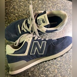 New Balance 574 Navy Sneakers